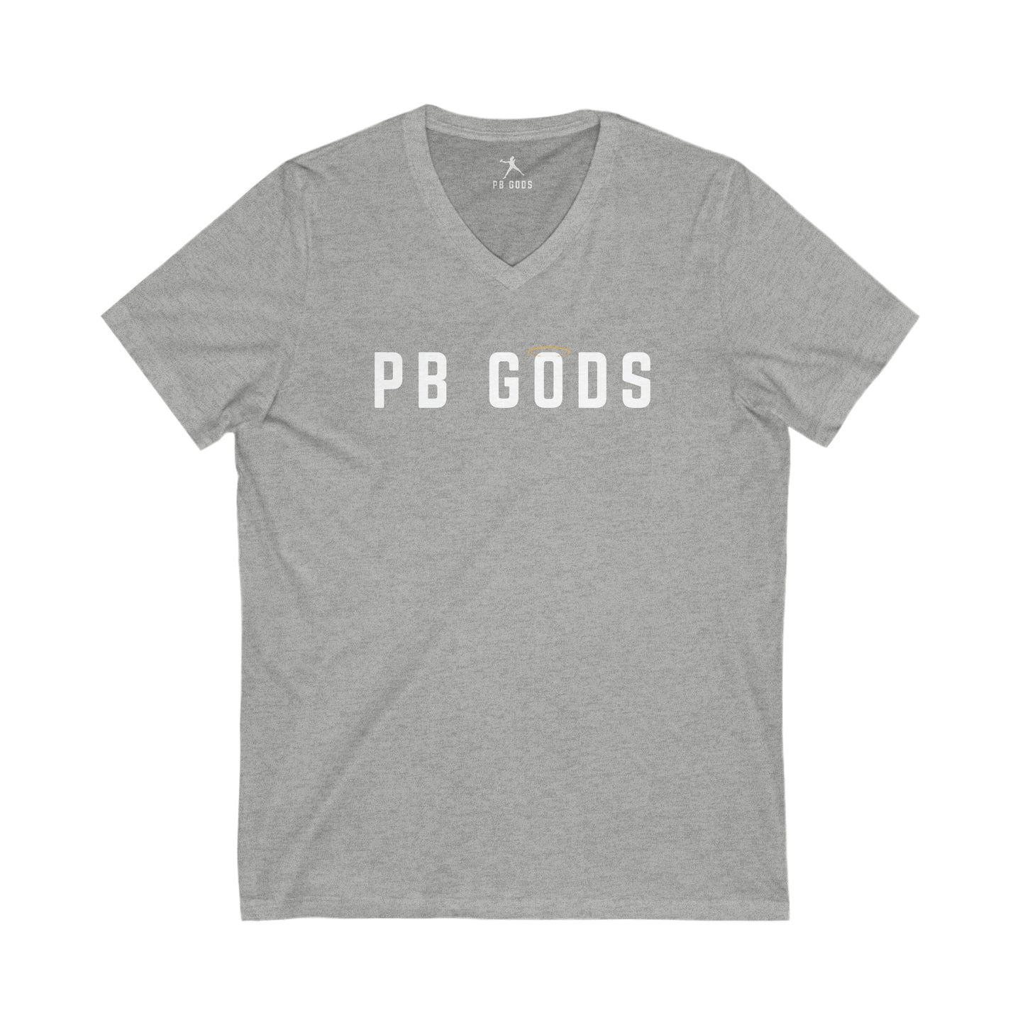 PB GODS Halo Unisex Jersey Short Sleeve V-Neck Tee