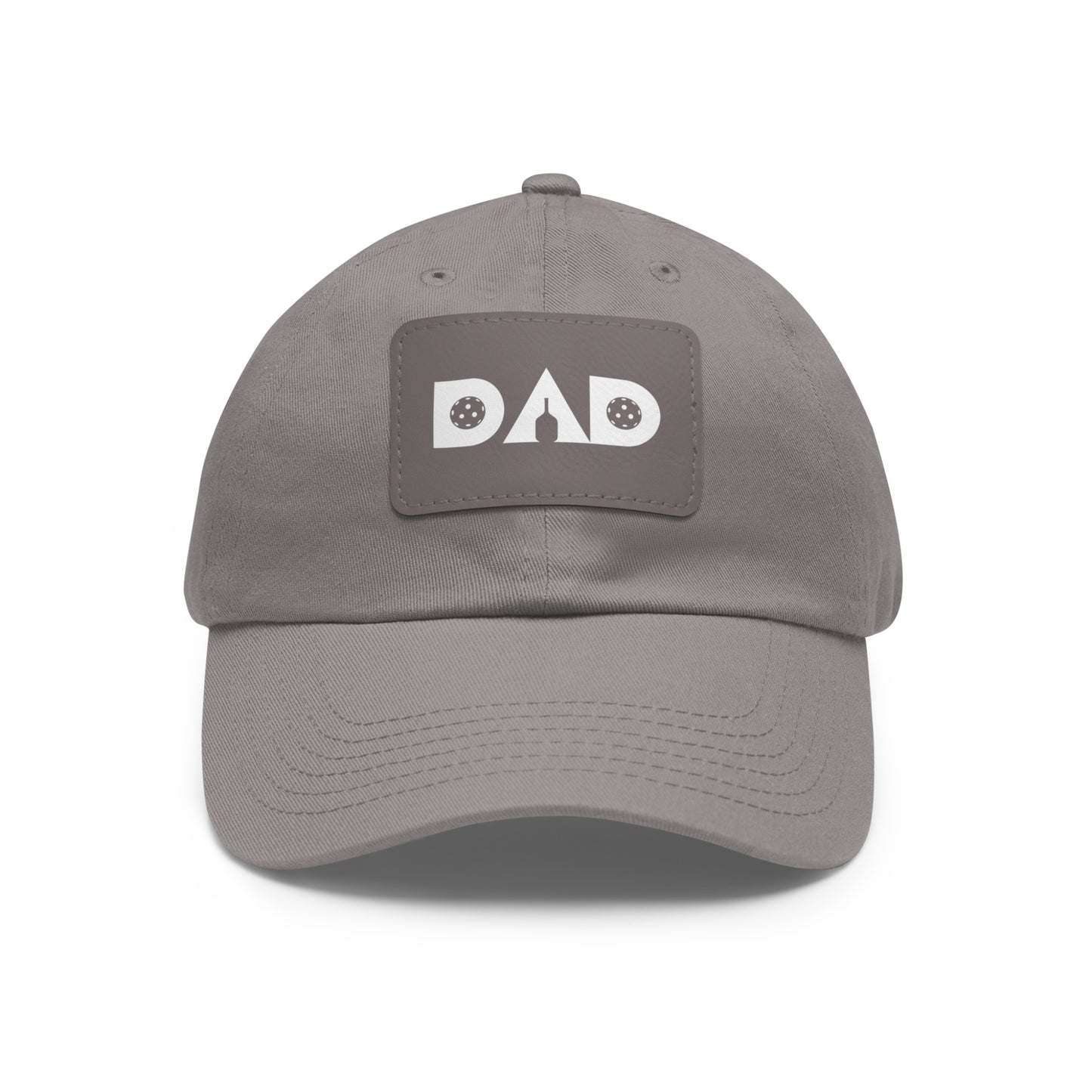 Pickleball Dad Hat with Leather Patch