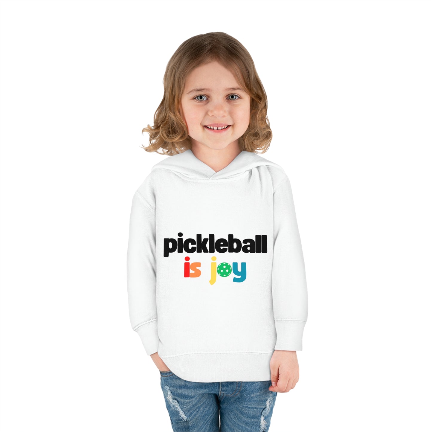 Pickleball is Joy Youth Kids Toddler Pullover Fleece Hoodie