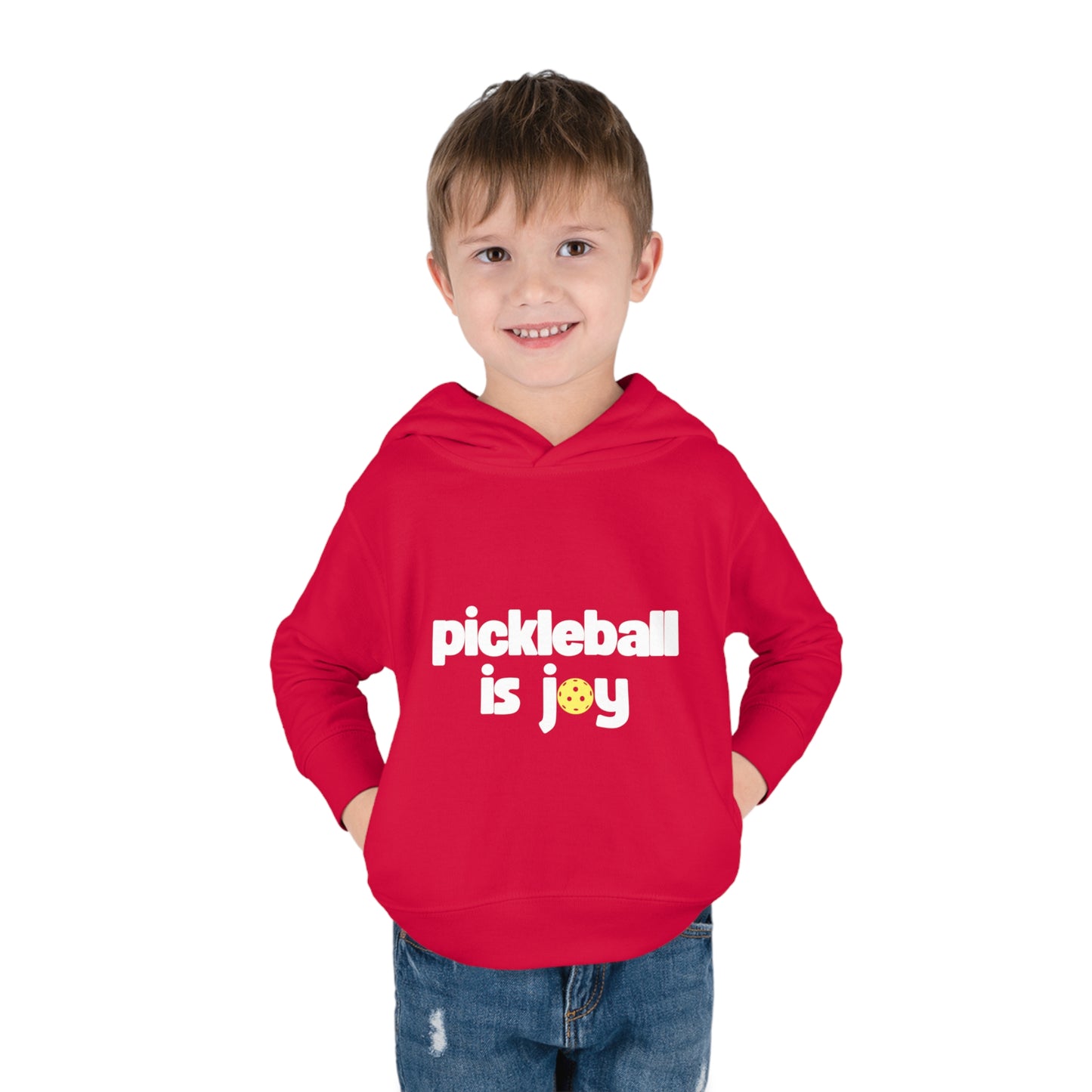 Pickleball is Joy Youth Kids Toddler Pullover Fleece Hoodie