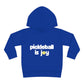 Pickleball is Joy Youth Kids Toddler Pullover Fleece Hoodie