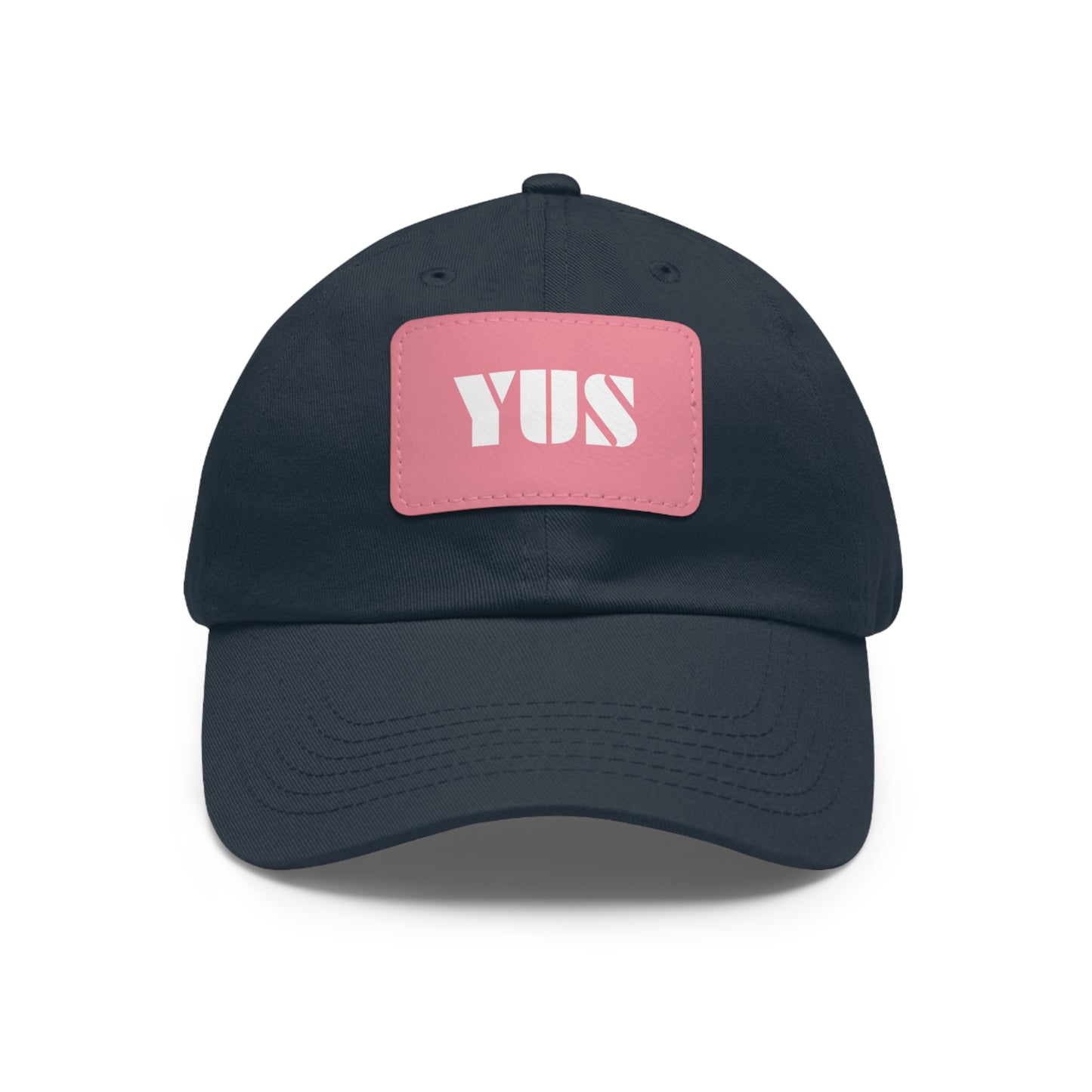 YUS Golf Hat with Leather Patch