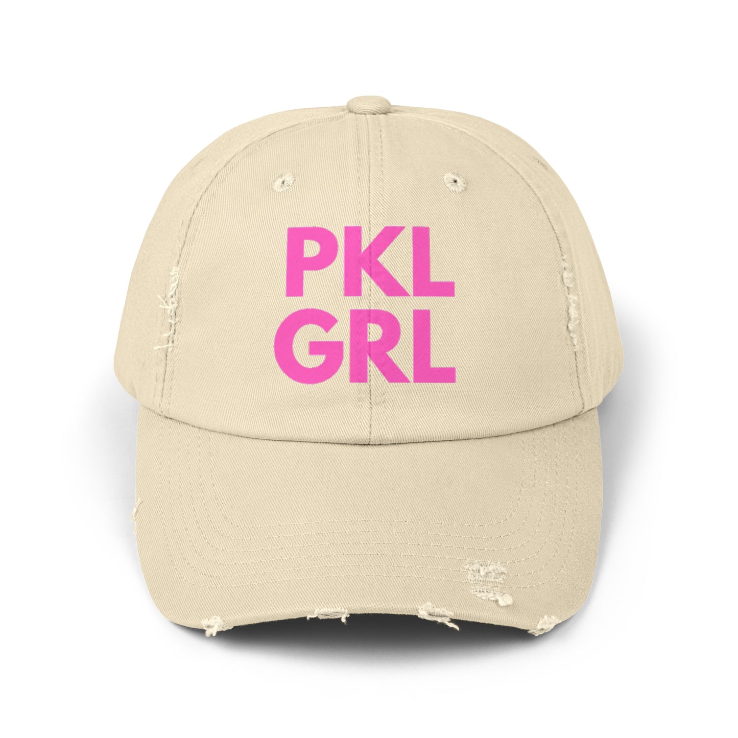 PKL GRL Unisex Distressed Cap