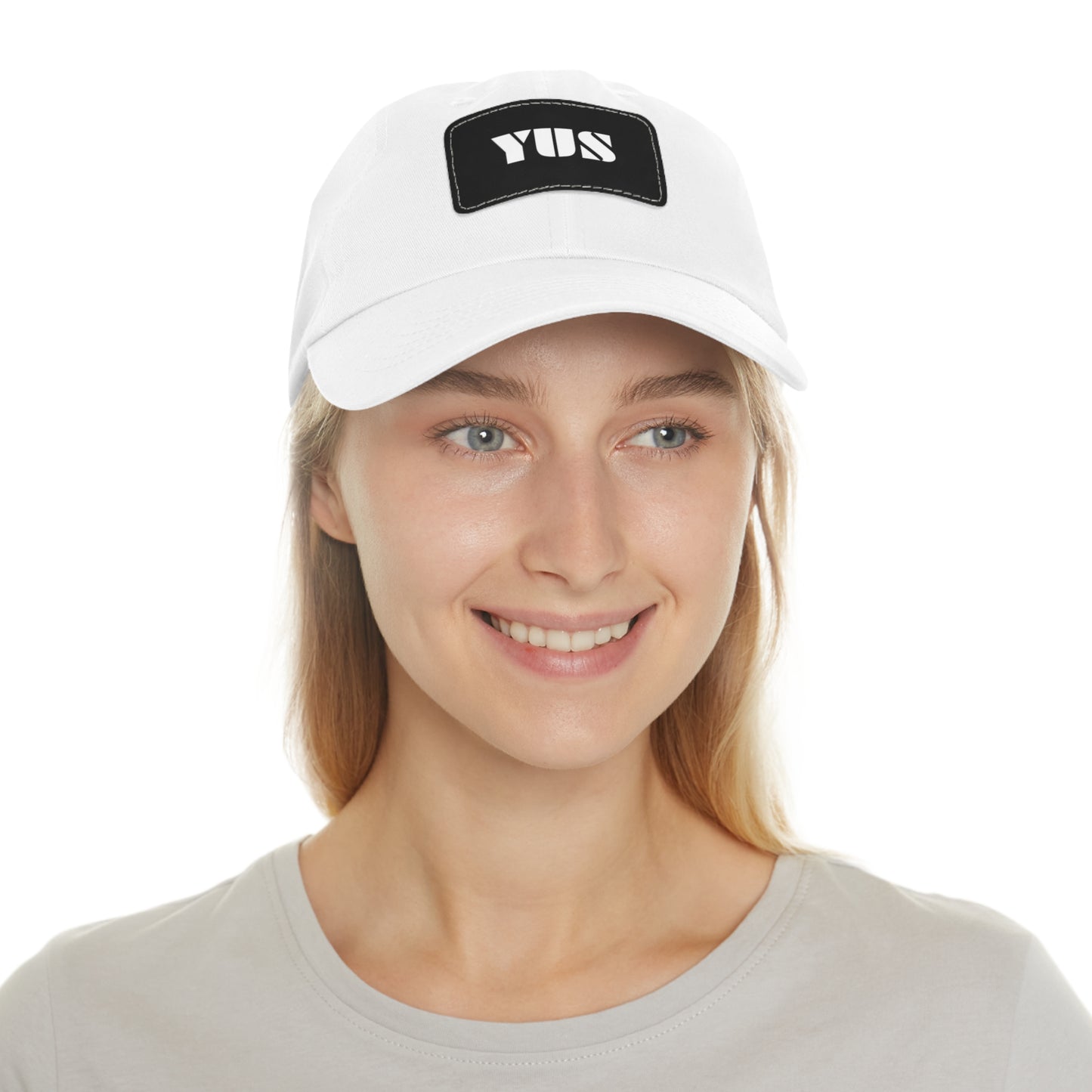 YUS Golf Hat with Leather Patch