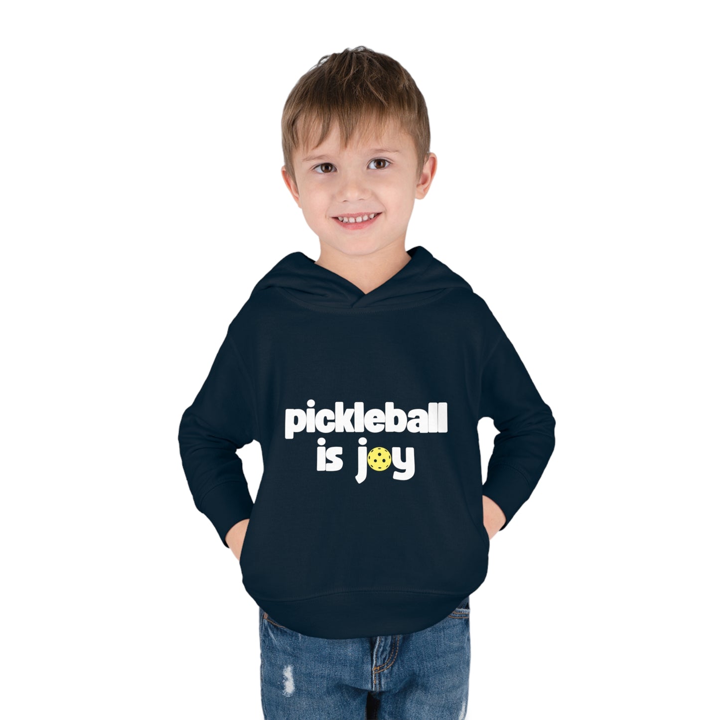 Pickleball is Joy Youth Kids Toddler Pullover Fleece Hoodie