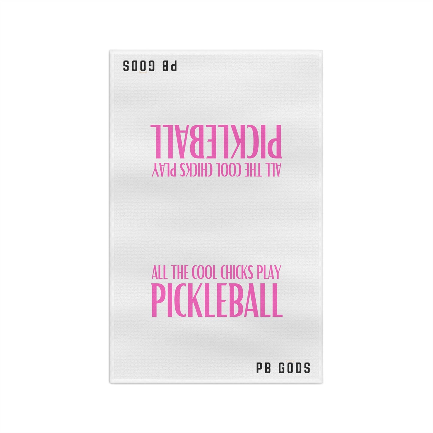 Cool Chicks Play Pickleball Soft Tea Towel