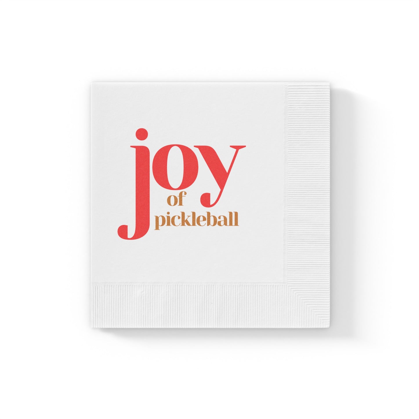 Joy of Pickleball Cocktail Napkins