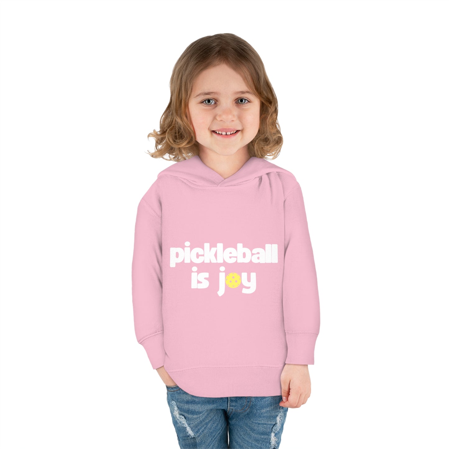 Pickleball is Joy Youth Kids Toddler Pullover Fleece Hoodie