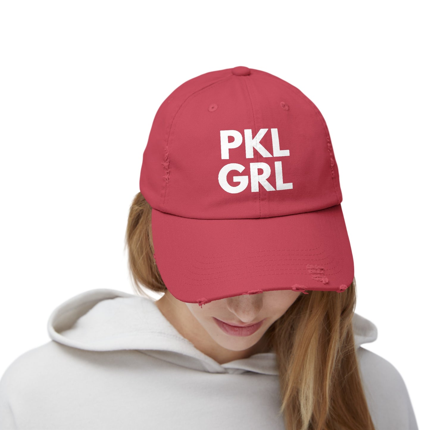 PKL GRL Unisex Distressed Cap