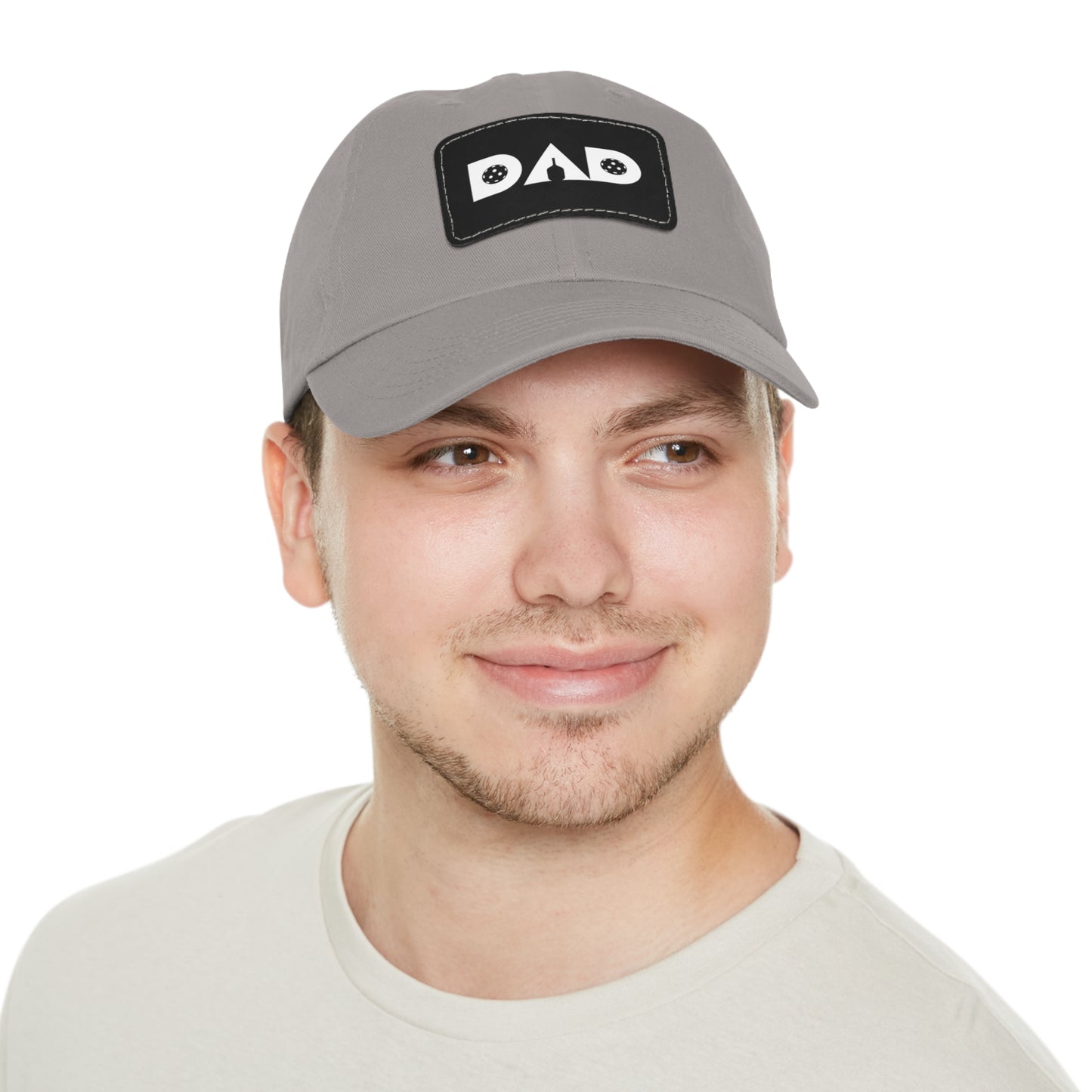 Pickleball Dad Hat with Leather Patch