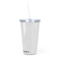 Joy of Pickleball Plastic Tumbler with Straw