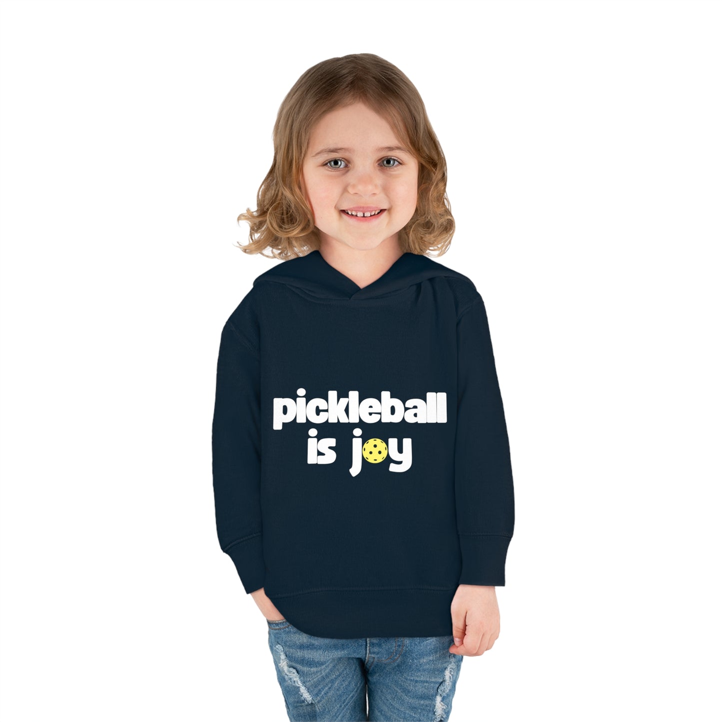 Pickleball is Joy Youth Kids Toddler Pullover Fleece Hoodie