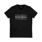 PICKLEBALL x3 Unisex Jersey Short Sleeve V-Neck Tee