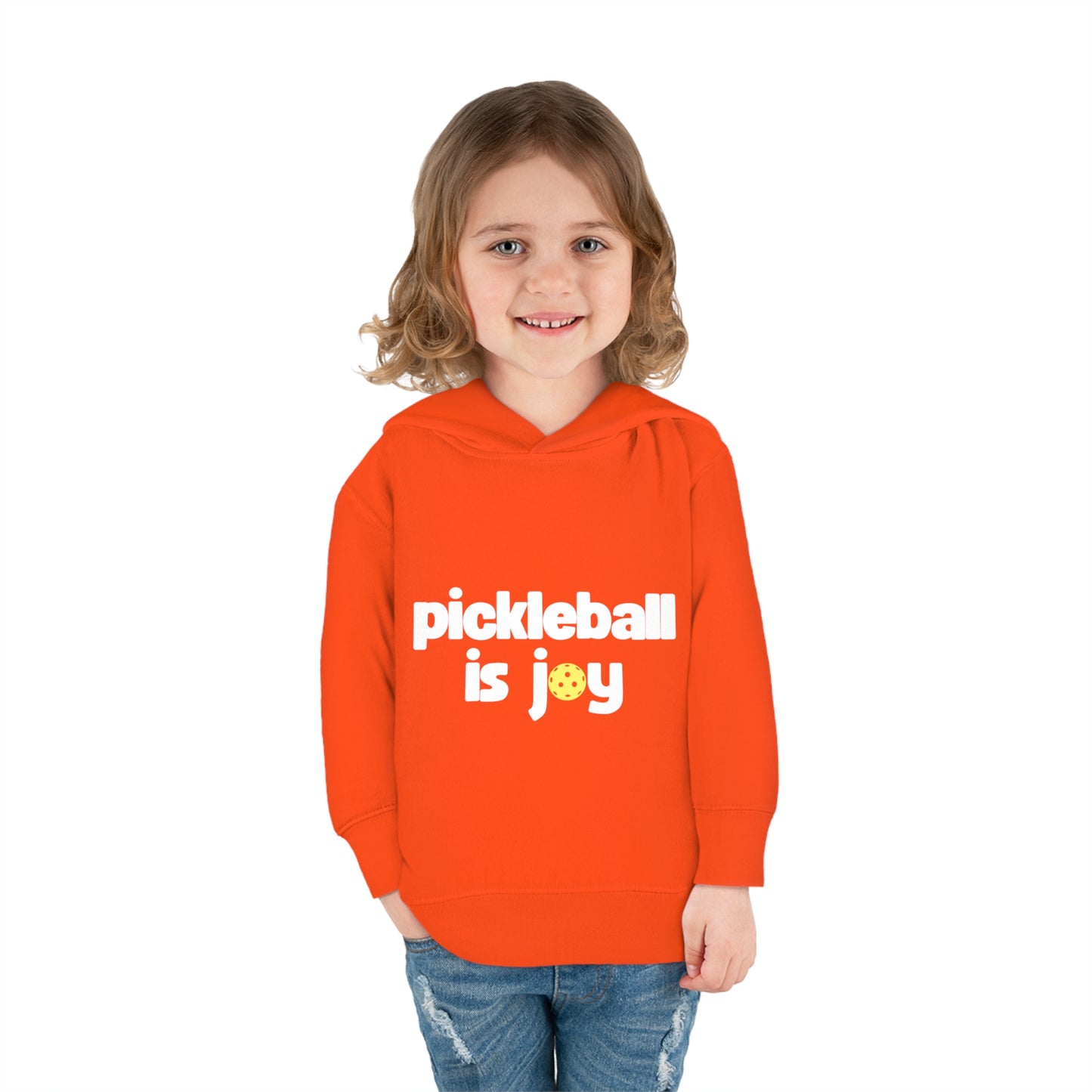 Pickleball is Joy Youth Kids Toddler Pullover Fleece Hoodie