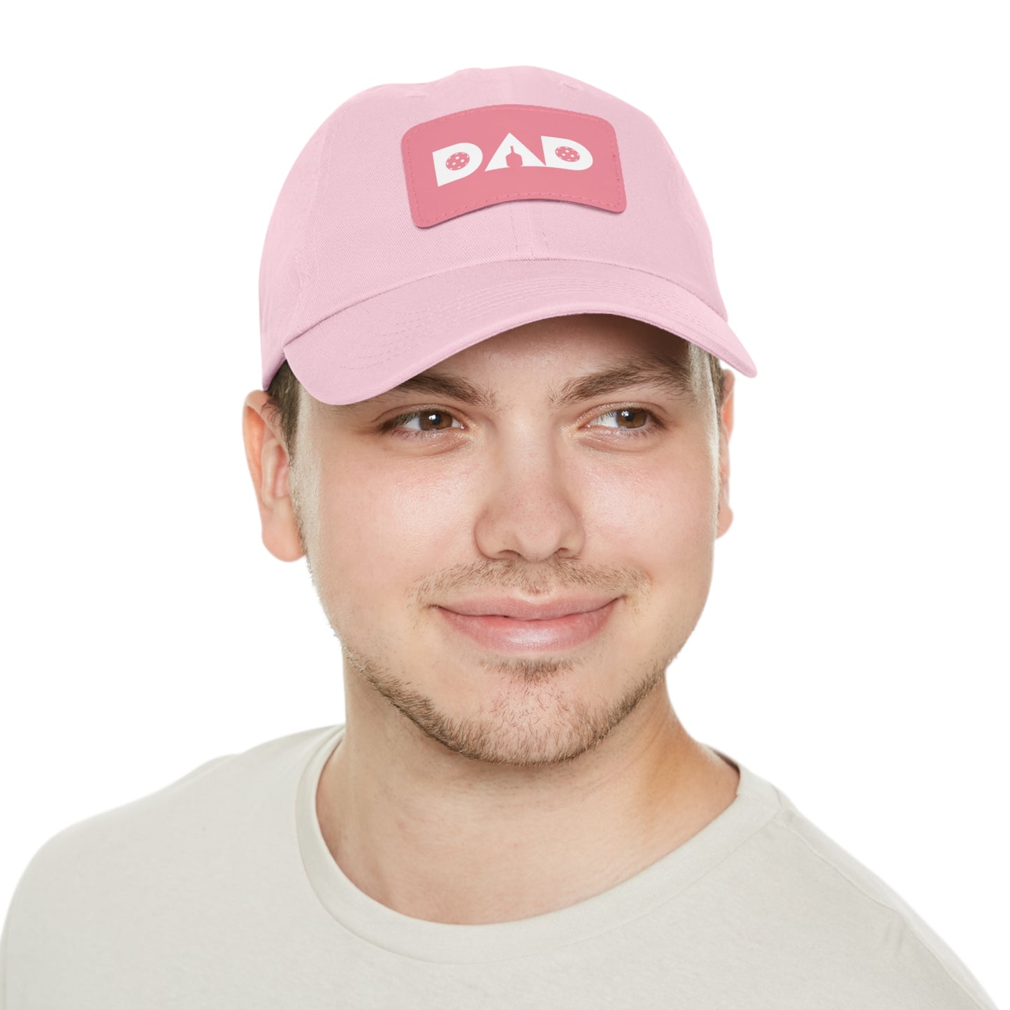 Pickleball Dad Hat with Leather Patch