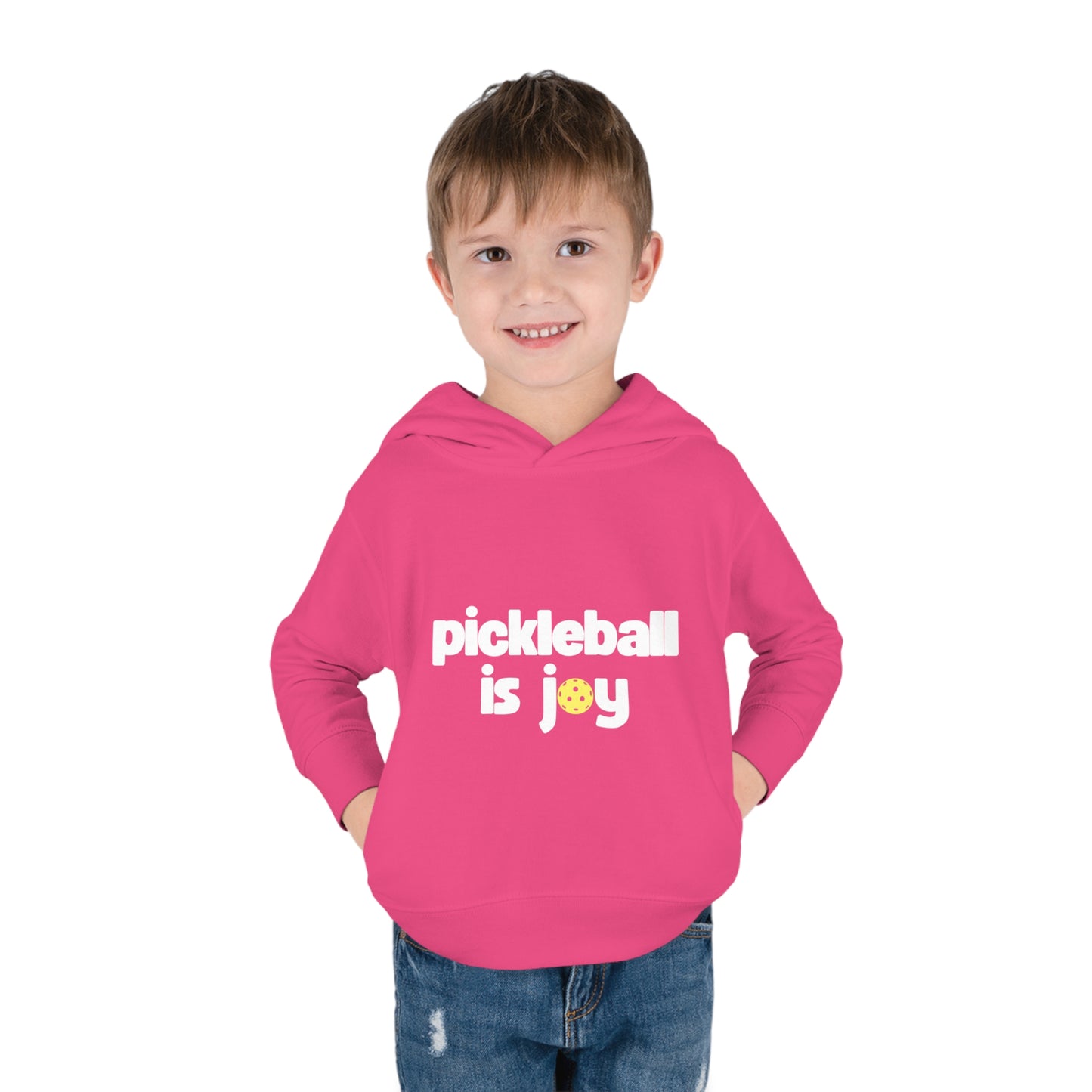 Pickleball is Joy Youth Kids Toddler Pullover Fleece Hoodie