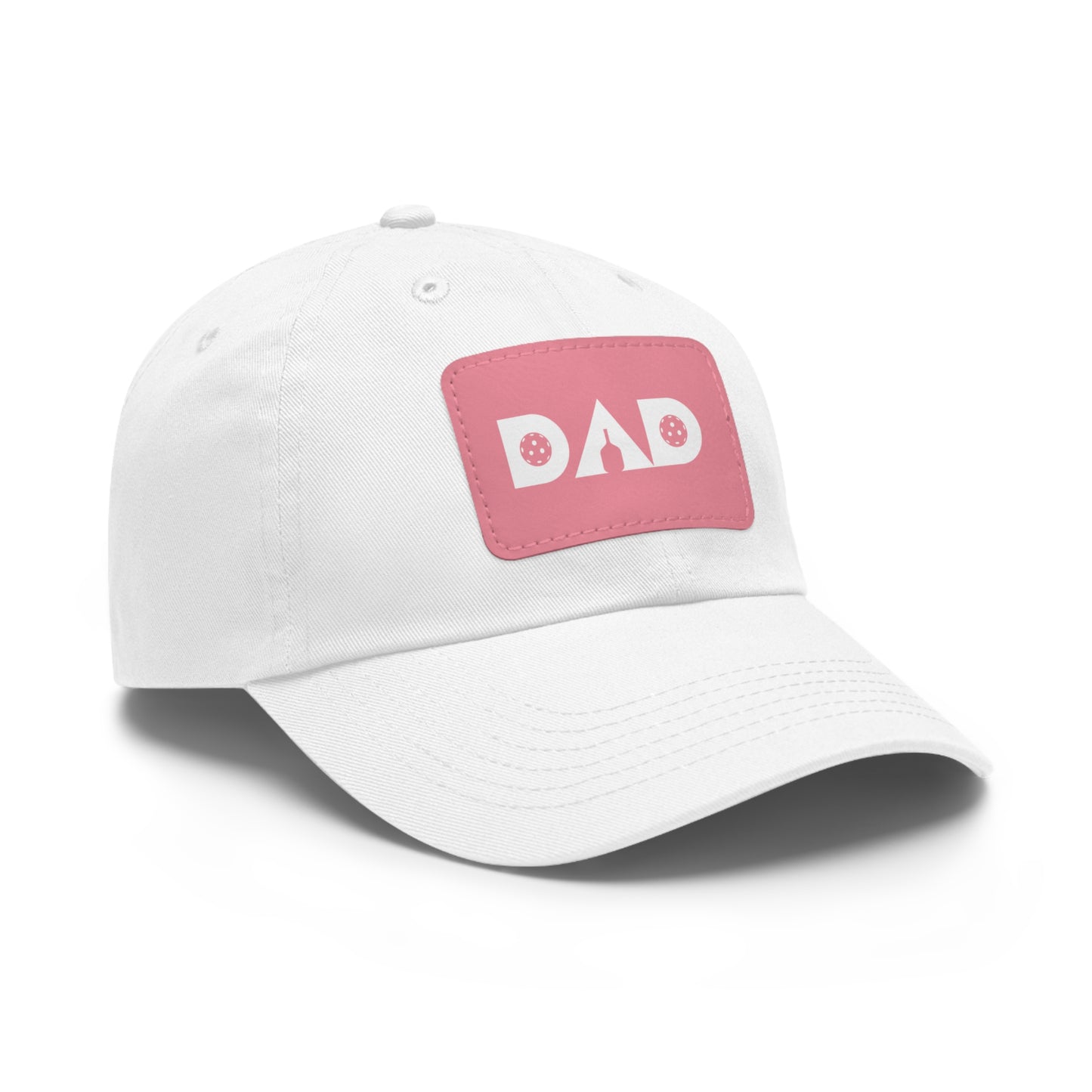 Pickleball Dad Hat with Leather Patch