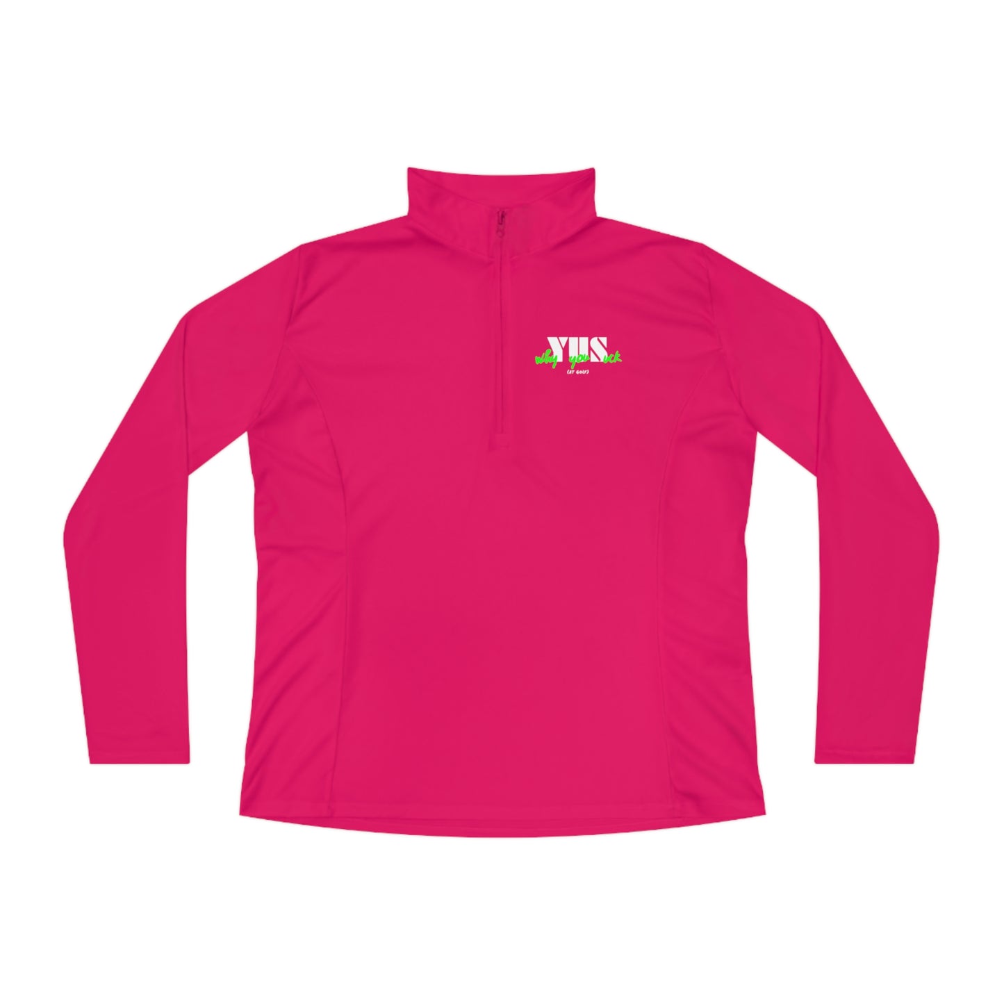 YUS Golf Ladies Quarter-Zip Pullover