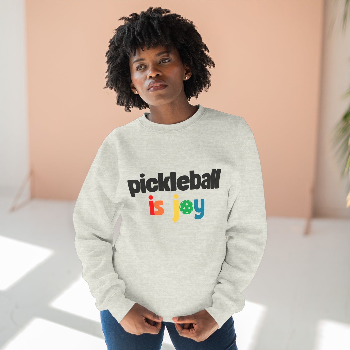 Pickleball Is Joy Unisex Crewneck Sweatshirt