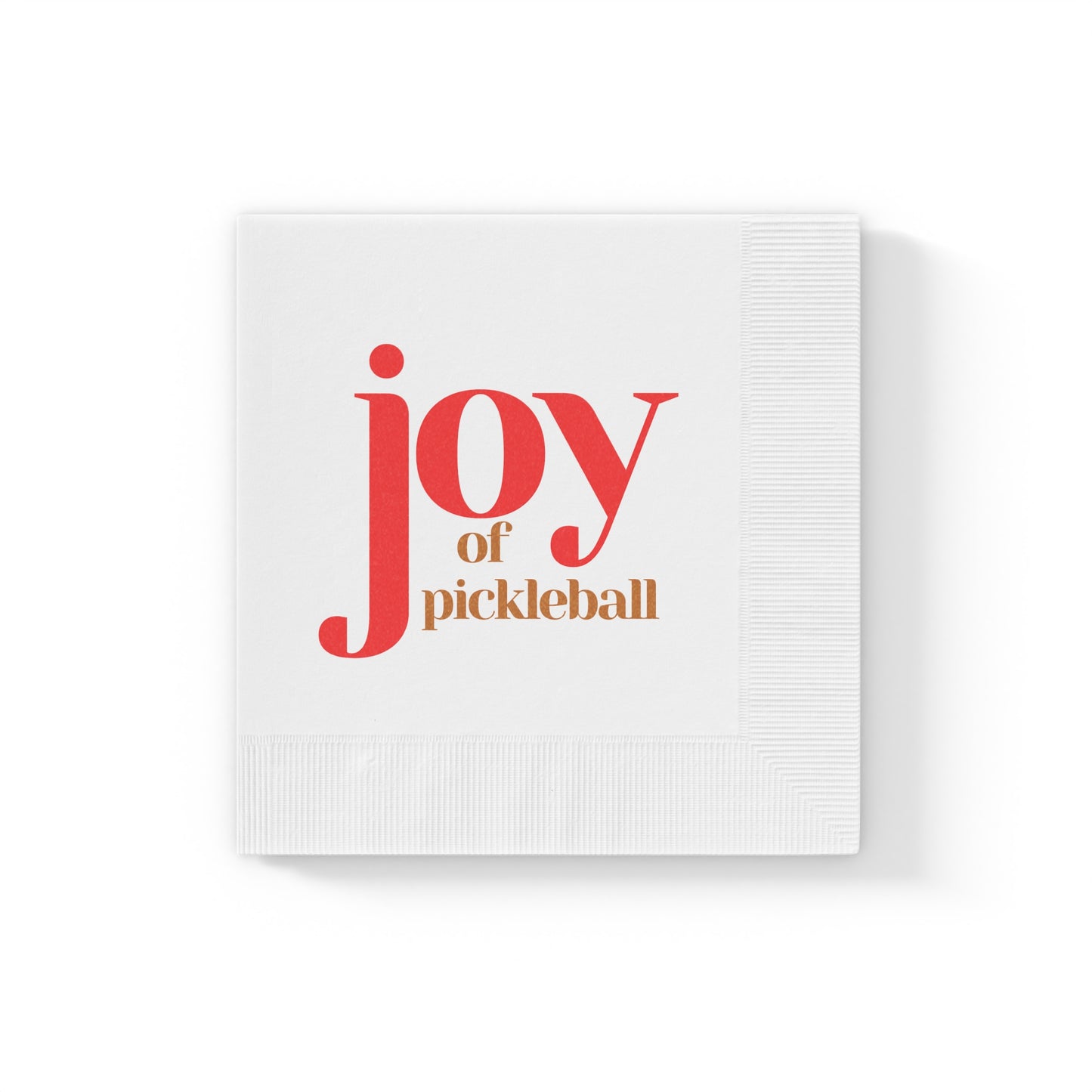 Joy of Pickleball Cocktail Napkins