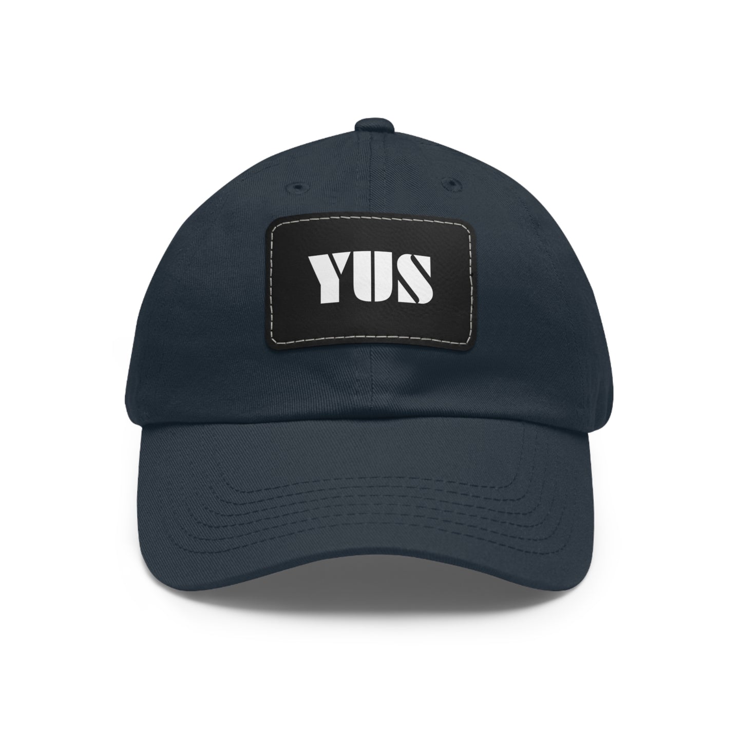 YUS Golf Hat with Leather Patch