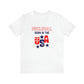 Pickleball Born in the USA Unisex Jersey Short Sleeve Tee