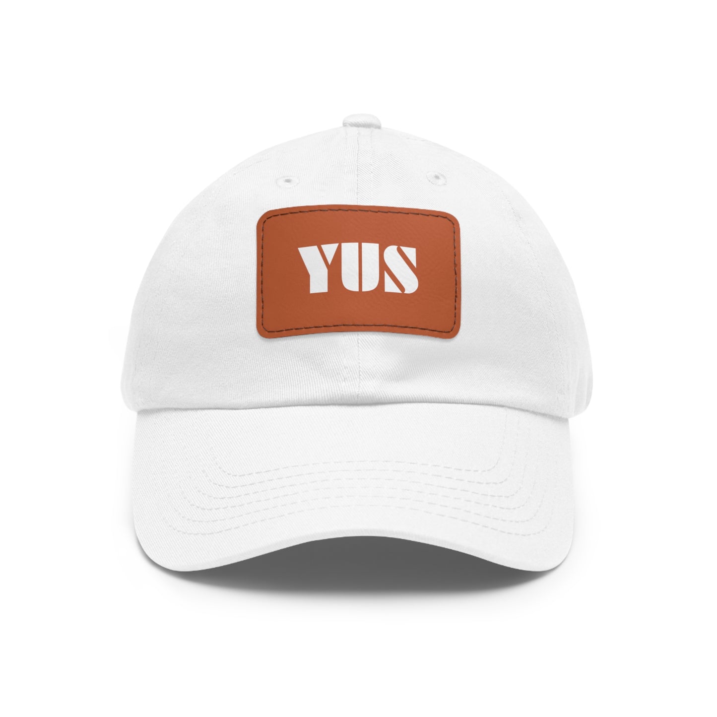 YUS Golf Hat with Leather Patch