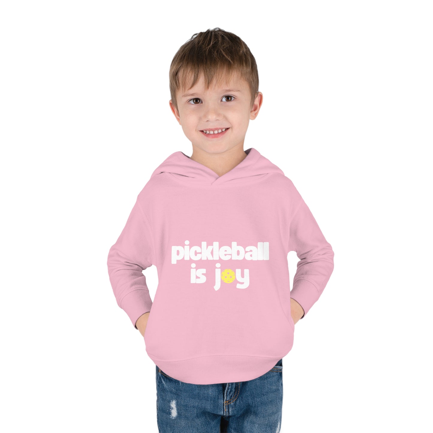 Pickleball is Joy Youth Kids Toddler Pullover Fleece Hoodie