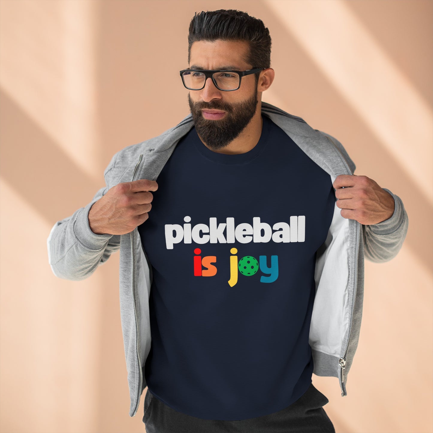 Pickleball Is Joy Unisex Crewneck Sweatshirt