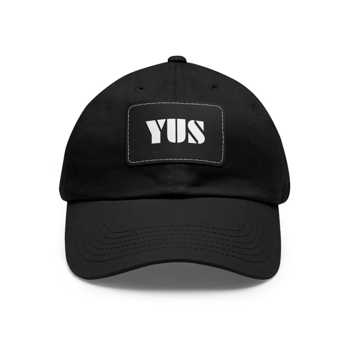 YUS Golf Hat with Leather Patch