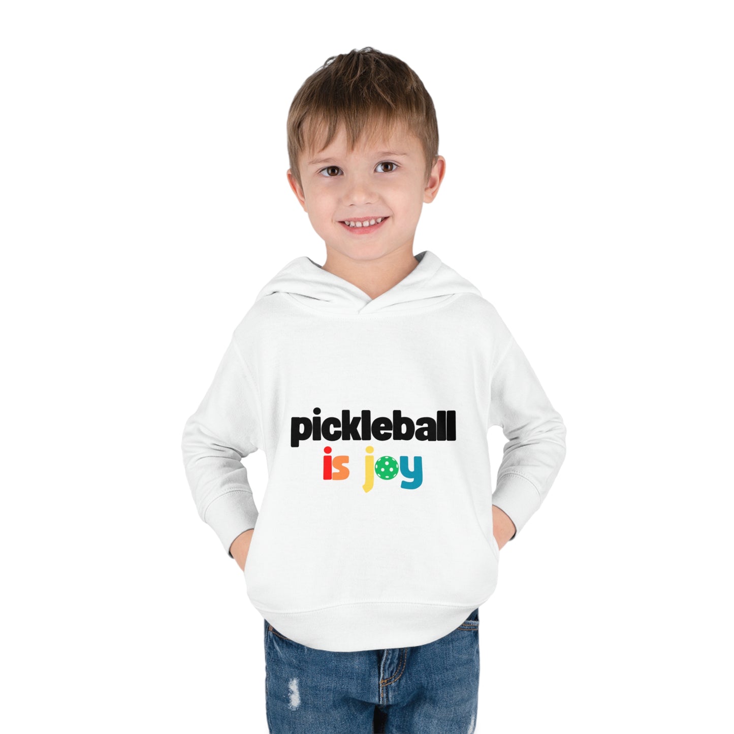 Pickleball is Joy Youth Kids Toddler Pullover Fleece Hoodie