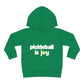 Pickleball is Joy Youth Kids Toddler Pullover Fleece Hoodie