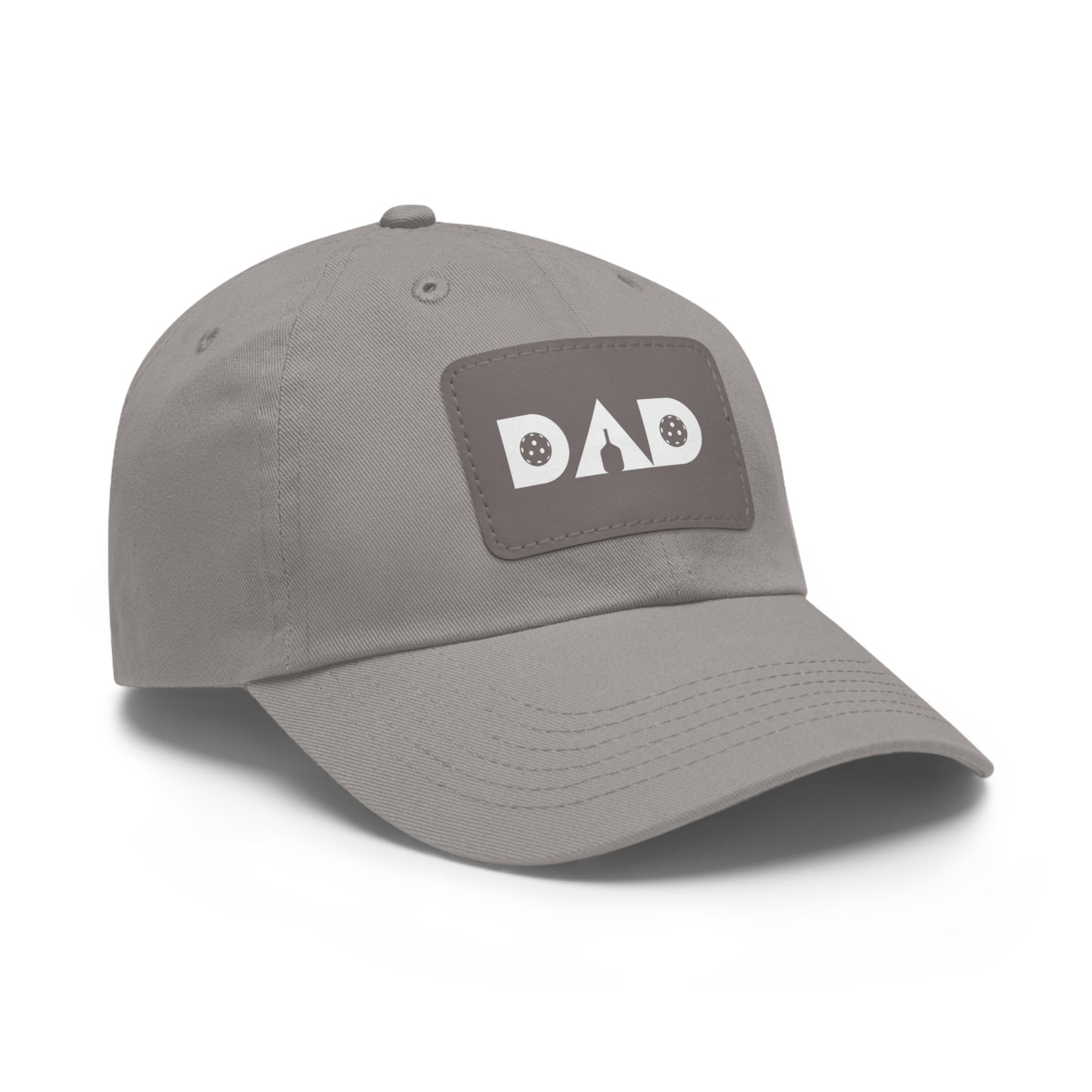 Pickleball Dad Hat with Leather Patch