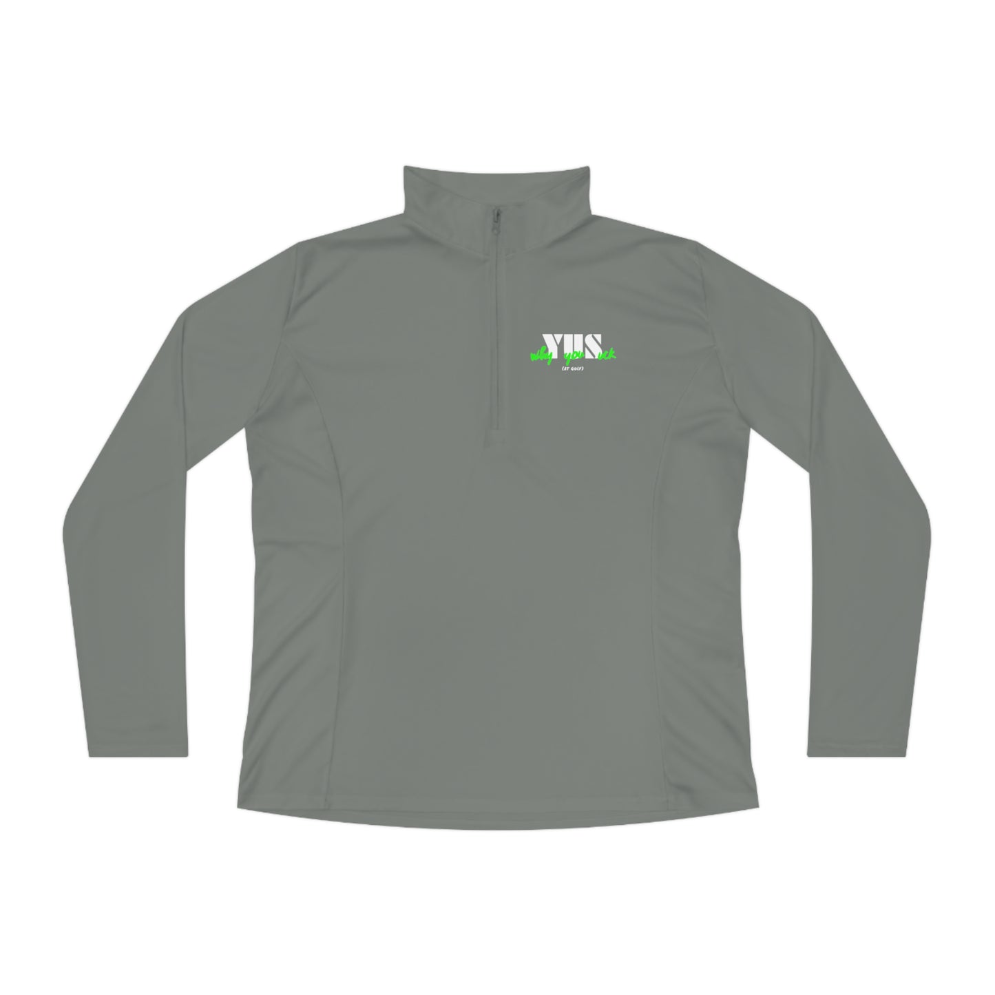 YUS Golf Ladies Quarter-Zip Pullover