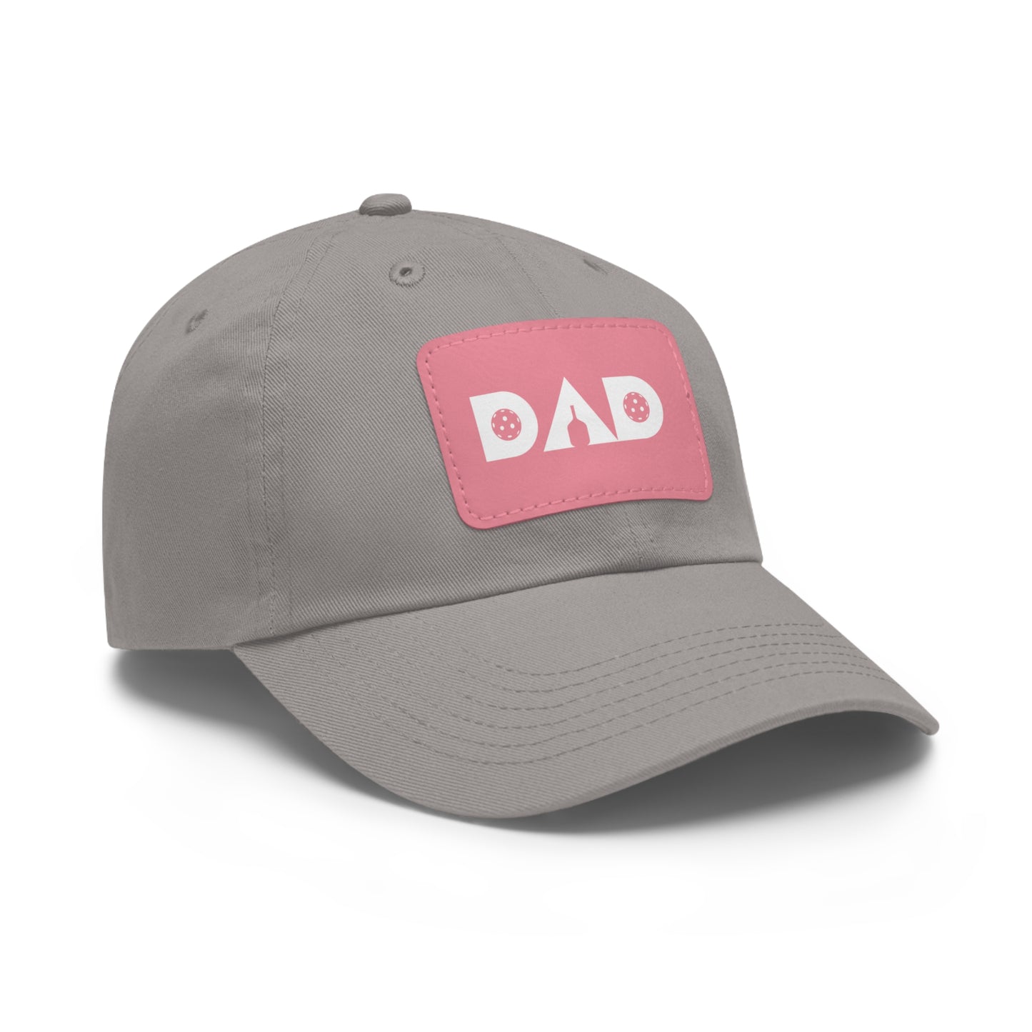 Pickleball Dad Hat with Leather Patch