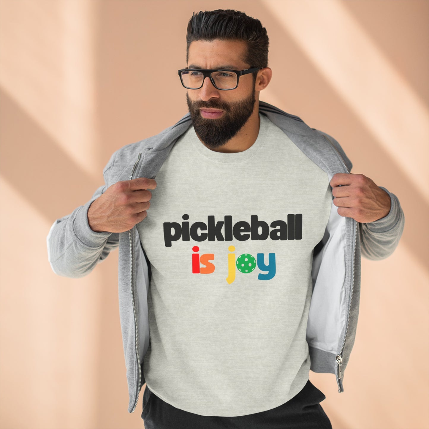 Pickleball Is Joy Unisex Crewneck Sweatshirt