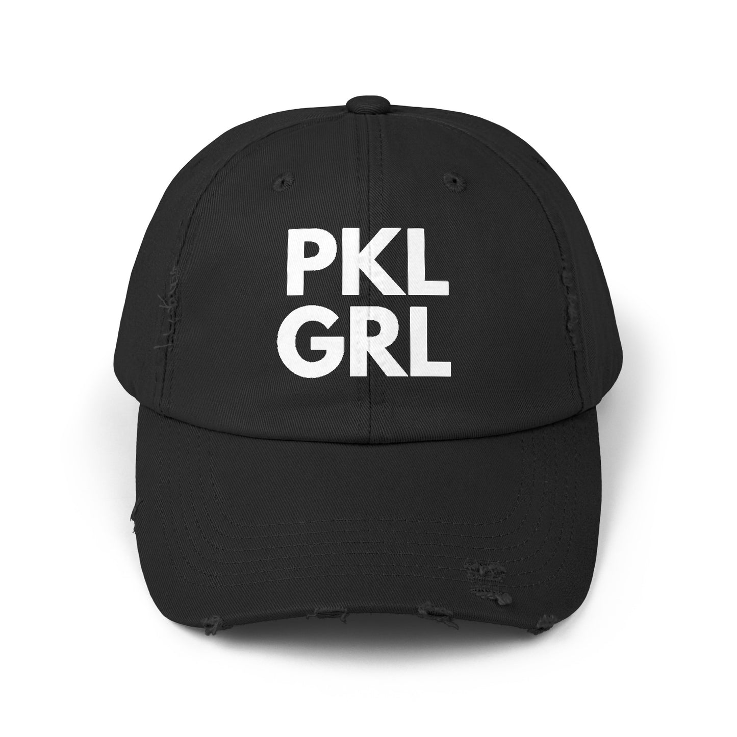 PKL GRL Unisex Distressed Cap