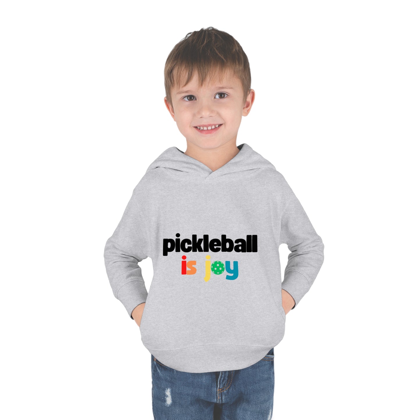 Pickleball is Joy Youth Kids Toddler Pullover Fleece Hoodie