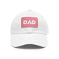 Pickleball Dad Hat with Leather Patch