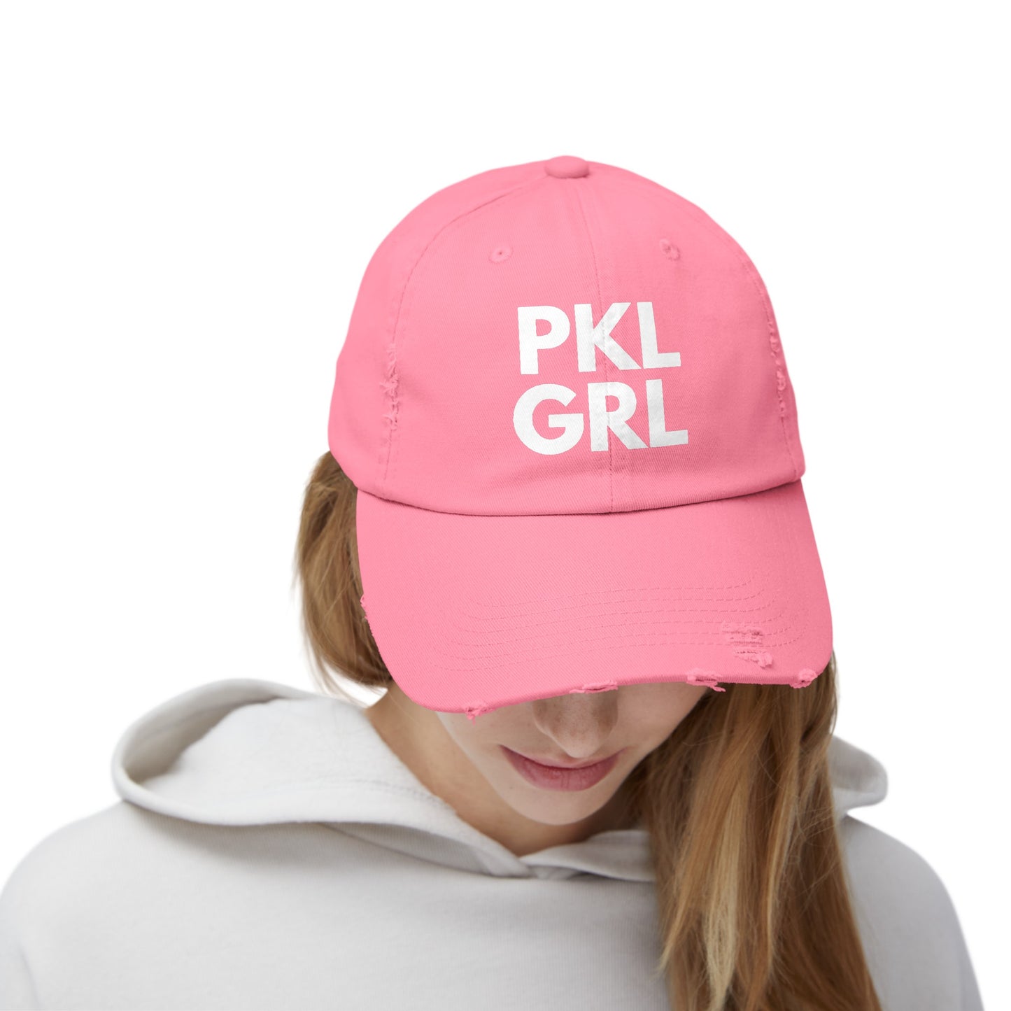 PKL GRL Unisex Distressed Cap