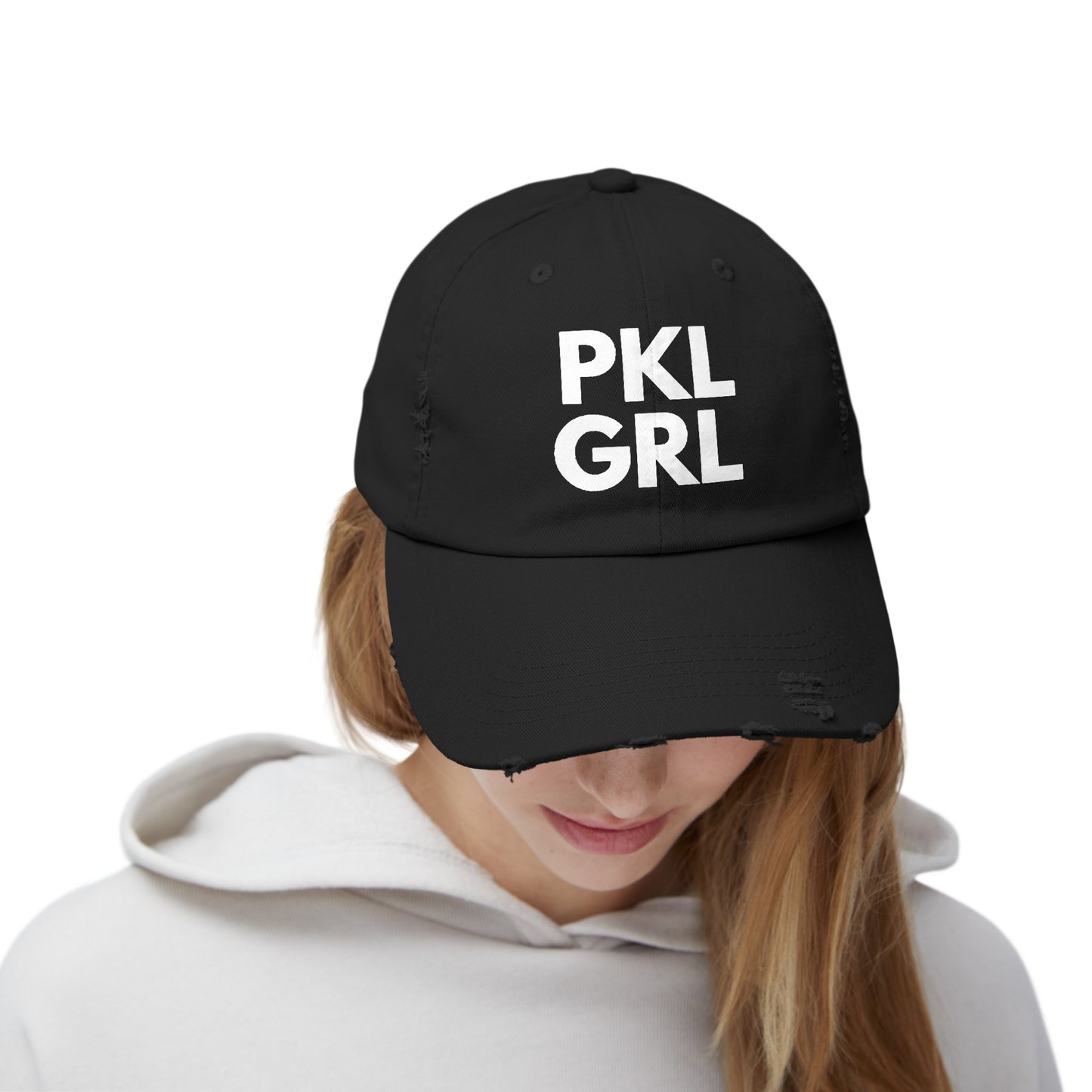 PKL GRL Unisex Distressed Cap