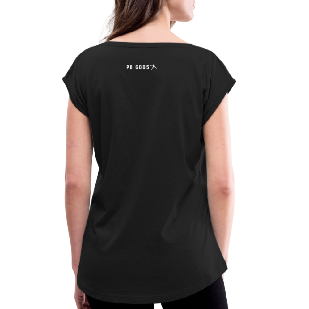 NET Women's Roll Cuff T-Shirt - black