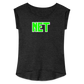 NET Women's Roll Cuff T-Shirt - heather black