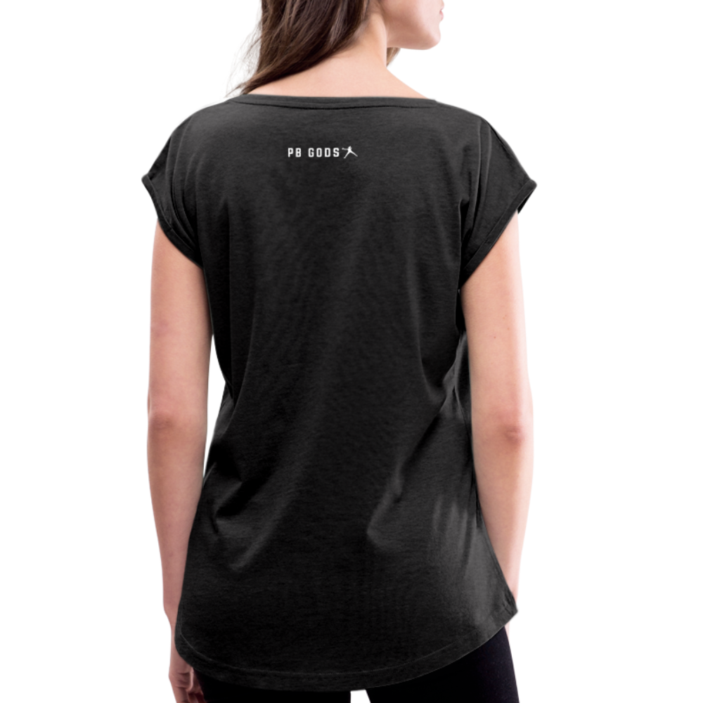 NET Women's Roll Cuff T-Shirt - heather black