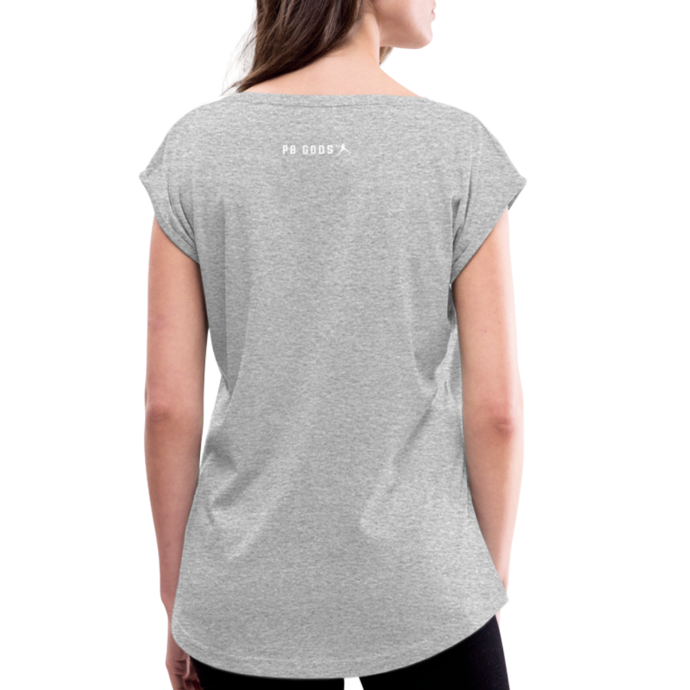 NET Women's Roll Cuff T-Shirt - heather gray