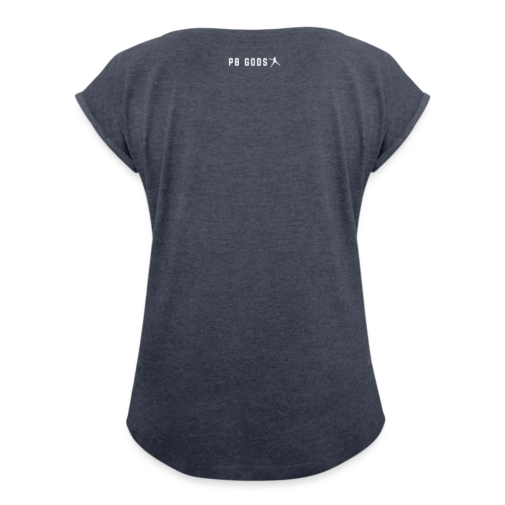 NET Women's Roll Cuff T-Shirt - navy heather