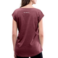 NET Women's Roll Cuff T-Shirt - heather burgundy