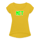 NET Women's Roll Cuff T-Shirt - mustard yellow