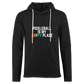 Happy Place Lightweight Terry Hoodie - charcoal grey