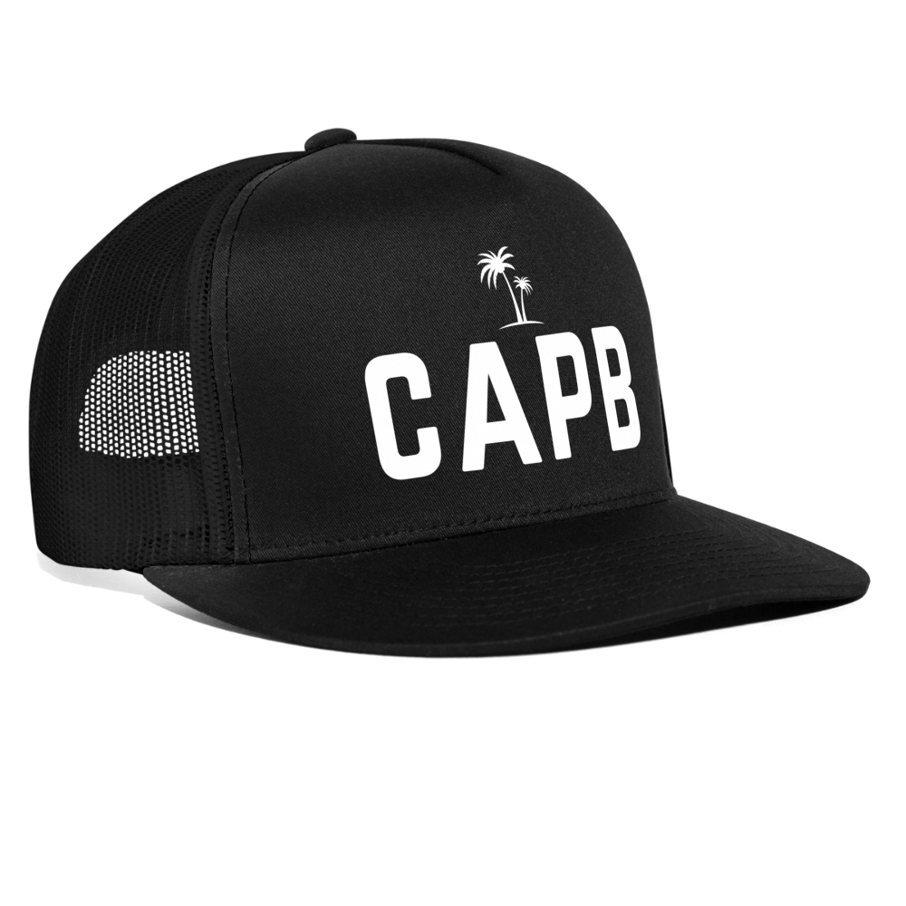 CAPB Californa Pickleball Trucker Hat - black/black